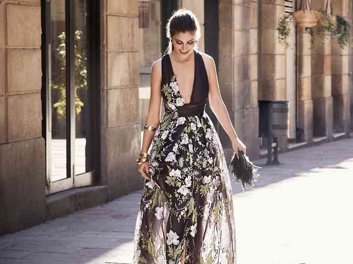 Vestido tecnología flor